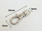Lot Of 50 100 New Mini Silver Metal Swivel Lobster Clasps Clips Good Quality 