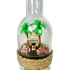 Double Bahay Kubo Philippines Bottle Folk Art Souvenir