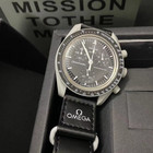 New X Omega Bioceramic Moonswatch Mission To The Moon Watch -with Box