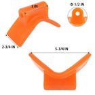 Liauliadll 3  Orange Polyurethane Bow Stop Roller  v  For Boat Trailer Non   