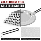 Stainless Steel Splatter Screen For Frying Pan - 13 Inch 