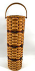Amish Wooden Toilet Paper Holder Handmade 4 Roll Bathroom Tissue Storage Basket