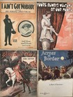 lot Of 24  Antique Vintage Classical Piano Sheet Music  1900-1945 Rare