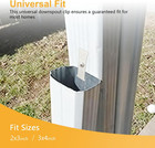 4-pack Downspout Extension Safety Retention Clip  Accessory For Flip-up Hinges 