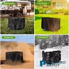 210d Heavy Duty Universal Generator Cover Waterproof 20 20 26in For 5000-10000w