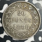 1888 Newfoundland 20 Cents Lot jm9067 Silver  Nice 