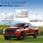 Dual Band Vhf Uhf Mobile Ham Radio Antenna Mag Mount Pl259 For Car Marine Use