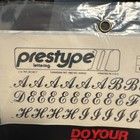 Vintage Lettering Transfer And Stencil Kits From The Brands Prestype And Stenso