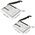 Paper Cutter Guillotine Trimmer 18  15  20 16 Sheets Cutting Capacity