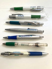 Pharmaceutical Drug Rep Advertising Pens-  lot Of 7  Vintage  Metal