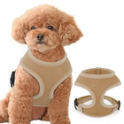 Soft Dog Pet Harness Control Breathable Mesh Comfortable Reflective Vest D-rings