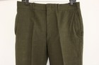 Vintage 1980s Army Men s Wool Serge Green Trousers - 34 Short - 8405-00-082-2777