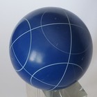 Single Bocce Ball 4-1 4  Blue Circle Design Replacement 2 Lb 13 Oz