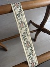 Vtg Mcm Genuine Scheibe Wood Folding Luggage Suitcase Rack Stand Tapestry Bands