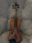 Vintage Violin Copy Of Antonius Stradivarius Size 4 4 Made In Czechoslovakia