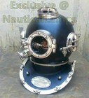 Diving Helmet Mark V Deep Sea Scuba 18  Full Size Antique U s Navy Brass Divers