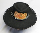 Rare Vintage 1950s Benay Albee Annie Oakley Wool Felt Hat W mask Exc 