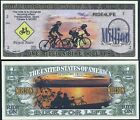 Lot Of 500 Bills - One Million Bike   Bicycle Dollars Dollar  Ride For Life