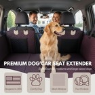     Back Seat Pet Cover Dogs Premium Dog Hammock Car W  Hard Bottom Universal Car
