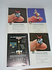 Nutshell News Miniatures Hobbyist Magazine 1987 88 Lot Of 4 Dollhouse Furniture