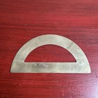 Vintage Brass Protractor Usa 180 Degree Ruler Drafting Tool Measurement Antique