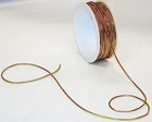 The Gift Wrap Company Elastic Tinsel Ribbon  Gold  16076-09 