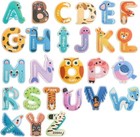 Jumbo Magnetic Letters Colorful Abc Alphabet Animal Shape Toys Large Uppercas   