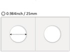 Boen 100pcs Coin Flips 25mm  0 98 Inch   coin Quarter 