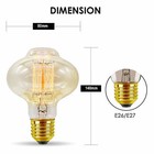 Antique Style Edison Vintage Led Mushroom Light Bulbs Industrial Retro Lamps E27