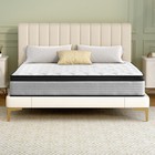 Queen Size 12 Inch Memory Foam And Hybrid Spring Mattress Pressure Relieving