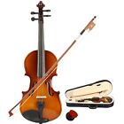 New 1 8 Acoustic Violin Case Bow Rosin Natural