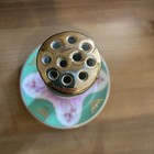 Limoges Antique Porcelain Hatpin Holder With Hatpins