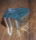 Harley Davidson Heart Shaped Small 3   Jewelry Keepsake Box Silver Stainless Stl