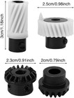 4 Pcs Plastic Drive Gear Shaft Gear Set  Singer Sewing Machine Gear Kit  Hook D