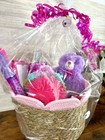 Gift Basket For Girls - Birthday Surprise Box With Plush Bear  Art Set   Toys
