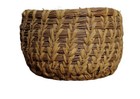 Pit River Native American Twined Basket 5  Northern Ca Hand Woven