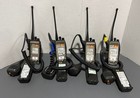 Lot Of 4 Motorola Xpr 6580 Aah55uch9lb1an Two-way Radio Portable Walkie Talkies