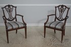 L72768  Set Of 8 Henredon Mahogany Shield Back Dining Chairs