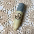 Vintage Leipzig Small Plastic Travel Sewing Tube Thimble Thread Needles Holder