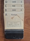 Vintage Gaylord Bros  Library Card Sorter Flip File Sort Alphabetical Organizer