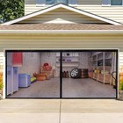 Garage Door Screen Self-adhesive Single Heavy Duty Mosquito Insects Mesh Net Uk