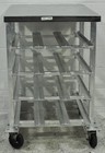 Used Winholt Cr72s s 48-can Mobile Can Rack W  Worktop