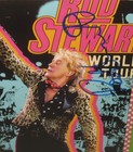 Rod Stewart Signed World Tour Book Program Faces Classic Rock Autograph Beckett