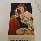 Vintage Pin-up Advertising Ink Blotter Standard Casting Co  Springfield Iowa