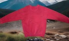 John Deere Dark Pink John Deere Tag Sweatshirt Size M