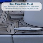  Boat Cleat 316 Stainless Steel Open Base Boat Dock Cleats Flat 5 Inch 4 Pack