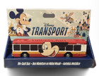 Disney Parks Mickey Mouse Die Cast Bus Miniature Metallic Transport New With Box