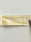 Vintage Victoria s Secret Cotton Lace Bra 36c Floral Front Clasp  discoloration 