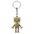 Cute Movable Metal Robot Keychain Keyring Key Chain Ring Bag Purse Pendant Gift