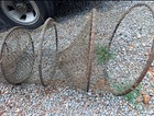 Vintage 24  Round Drop Net Seven Ring Crab Fish Trap Fishing 7    Long